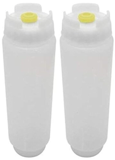 FIFO 16 oz Squeeze Plastic Bottle For Kitchen 2Pack