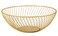 IBWell Gold Wire Fruit Basket Bowl Kitchen Stand for the CountersRountTwill Small