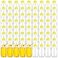 Tanlade 72 Pcs Honey Bottles Bulk 8 Oz Plastic Clear Squeeze Honey Jars Empty Container Refillable Dispenser Jam Bottle with Flip Top Lid for Storing and Dispensing