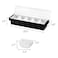 BEYLANG Ice Chilled Serving Tray Condiment Pots 5 Compartment Condiment Server Caddy 5 Compartments