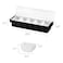 BEYLANG Ice Chilled Serving Tray Condiment Pots 5 Compartment Condiment Server Caddy 5 Compartments