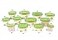 e-jen ejen Premium Kimchi Sauerkraut Container Probiotic Fermentation with Inner Vacuum Lid Earthenware Green 09 gal 34L