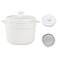 MaoYaMao Ceramic Bacon Grease Container with StrainerGrease Container for Kitchen 17ozWhite