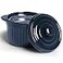 ONTUBE Ceramic Bacon Grease Container Keeper with Strainer 17oz Navy