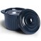ONTUBE Ceramic Bacon Grease Container Keeper with Strainer 17oz Navy