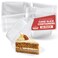Supellectilem 50 Cake Slice Containers with Lids Hinged Medium Disposable Plastic Cake Containers Clear Cheesecake Container Individual Cake Pie Slice Boxes for Flan Dessert Pastry Cookie Snack Fruit