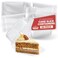 Supellectilem 50 Cake Slice Containers with Lids Hinged Medium Disposable Plastic Cake Containers Clear Cheesecake Container Individual Cake Pie Slice Boxes for Flan Dessert Pastry Cookie Snack Fruit