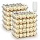 Gencywe 24 Pack x 10 Sets Stackable Cupcake Carrier Holders with 240 Pack Cupcake Liners Plastic Cupcake Boxes Holders for 24 Cupcakes High Tall Dome Lid Cupcake Containers Clear Cupcake Trays