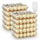 Gencywe 24 Pack x 10 Sets Stackable Cupcake Carrier Holders with 240 Pack Cupcake Liners Plastic Cupcake Boxes Holders for 24 Cupcakes High Tall Dome Lid Cupcake Containers Clear Cupcake Trays