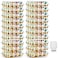 Gencywe 12 Pack x 20 Sets Stackable Cupcake Carrier with 240 Pack Liners Plastic Cupcake Boxes Holders for 12 Cupcakes High Tall Dome Lid Cupcake Containers Clear Disposable Cupcake Trays