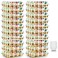 Gencywe 12 Pack x 20 Sets Stackable Cupcake Carrier with 240 Pack Liners Plastic Cupcake Boxes Holders for 12 Cupcakes High Tall Dome Lid Cupcake Containers Clear Disposable Cupcake Trays