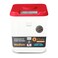 Kitchen Safe Time Locking Container Medium Timed Lock Box for Cell Phones Snacks and other unwanted temptations Red Lid 55 White Base