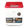 Kitchen Safe Time Locking Container Medium Timed Lock Box for Cell Phones Snacks and other unwanted temptations Red Lid 55 White Base
