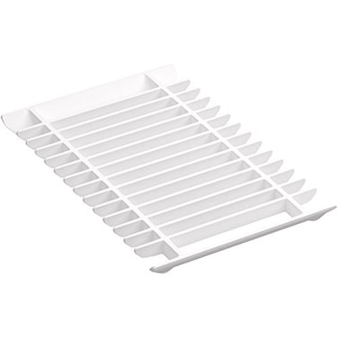 Kohler KOHLER K55420 Prolific Multipurpose Grated Rack Dish Rack Defrosting Rack Dishwasher Safe White