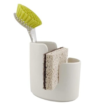 scarlettwares Sponge Brush Holder Ceramic Kitchen Sink Caddy