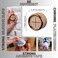 HEFA Modern Elegant 4 Pack Towel Hooks Rose Gold Plastic Wall Mount 2 Pounds Max Weight Kitchen Bathroom