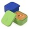 Bentgo Sidekicks 2Pack Silicone Container Set Dipping Sauce Cups for Condiments Small Snacks Reusable Durable LeakProof Liquid Storage Salad Dressing Container 26 oz Blue Green
