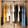 uyoyous Pull Down Closet Rod 32674527 Width Adjustable Clothing Storage System with SoftClose 60 lbs Load Capacity Wardrobe Lifting Rod Black
