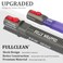 Fullclean Dryer Vent Cleaner Hose Vacuum Attachments for Dyson GEN5 V15 V15s V12 V11 V10 V9 V8 V7 Detect Absolute Cyclone Outsize Slim Vacuum Cleaner Nozzle Crevice Flexible Lint Removal Tool