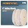 POWERTEC 6 Inch Buffing Polishing Wheels 80 Ply 2 Pack Extra Thick Buffer Wheels w 12 Arbor Hole for Bench Buffer Polisher and Bench Grinder 71630