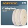 POWERTEC 6 Inch Buffing Polishing Wheels 80 Ply 2 Pack Extra Thick Buffer Wheels w 12 Arbor Hole for Bench Buffer Polisher and Bench Grinder 71630