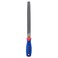 WORKPRO W051002 10 In Flat File Durable Steel File to Sharpen Tools and Deburr Comfortable AntiSlip Grip Double Cut Tool Sharpener for Professionals and DIY Single Pack