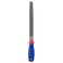 WORKPRO W051002 10 In Flat File Durable Steel File to Sharpen Tools and Deburr Comfortable AntiSlip Grip Double Cut Tool Sharpener for Professionals and DIY Single Pack