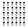 AEDIKO 30pcs PC4M10 Pneumatic Fittings Straight Pneumatic Push in Quick Connector for 3D Printer