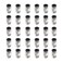 AEDIKO 30pcs PC4M10 Pneumatic Fittings Straight Pneumatic Push in Quick Connector for 3D Printer