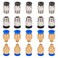 Aokin 10 Pcs PC4M6 Pneumatic Fitting and 10 Pcs PC4M10 Pneumatic Fitting for Creality Ender 33 Pro3 V2 Ender 55 Pro5 Plus CR1010S etc