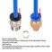 Aokin 10 Pcs PC4M6 Pneumatic Fitting and 10 Pcs PC4M10 Pneumatic Fitting for Creality Ender 33 Pro3 V2 Ender 55 Pro5 Plus CR1010S etc