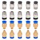 Aokin 10 Pcs PC4M6 Pneumatic Fitting and 10 Pcs PC4M10 Pneumatic Fitting for Creality Ender 33 Pro3 V2 Ender 55 Pro5 Plus CR1010S etc