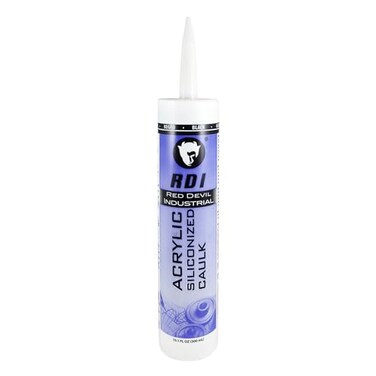 Red Devil 08466I RD Pro Construction Grade Siliconized Acrylic Sealant 101 oz Black 1 Pack