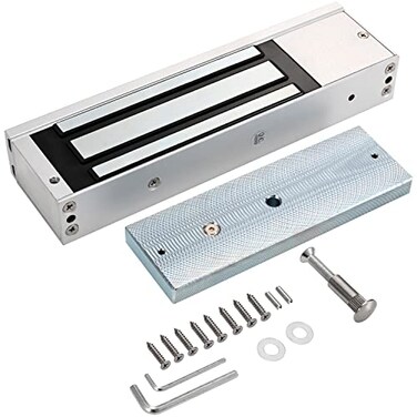 NCLTHS Mag Lock 1200LBS Holding Force Electromagnetic Commercial Lock 12V Fail Safe NC Mode for Access Control System