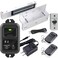 UHPPOTE Remote Control 600Lbs Electromagnetic Lock System with ZL Bracket