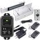 UHPPOTE Remote Control 600Lbs Electromagnetic Lock System with ZL Bracket