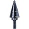 KLEIN TOOLS Klein Tools KTSB11 Step Drill Bit 11 DoubleFluted 78 to 118Inch with EasytoRead Markings and Targets 38Inch Hex Shank