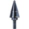 KLEIN TOOLS Klein Tools KTSB11 Step Drill Bit 11 DoubleFluted 78 to 118Inch with EasytoRead Markings and Targets 38Inch Hex Shank