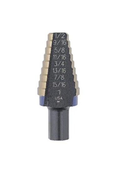 IRWIN Irwin Tools 10220CB Unibit 116Inch Hole Enlarging 8Steps Cobalt Alloy Steel Step Drill Bit