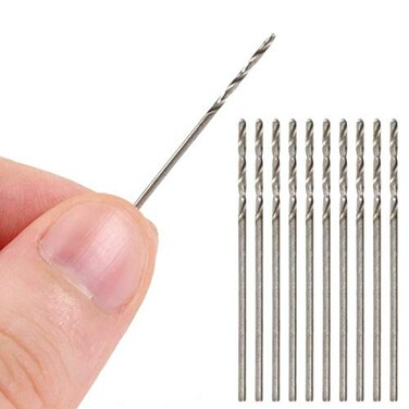 Joyhey 20 Pcs 07 mm HSS Micro Twist Drill Bit Mini High Speed Steel Drill for Wood Plastic Soft Metal