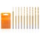 Uolor Mini Twist Drill Bit Set 10Pcs Micro Engraving Drill Bits 06mm22mm HSS 235mm Shank Titanium Coated Tiny Drill Bit Hole Drilling Tool for DIY Resin Jewelry Amber Circuit Board Walnut