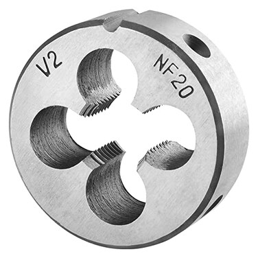 Burkit 1220 UNF Round Threading Die 12 x 20 UNF Machine Thread Die Right Hand
