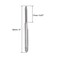 uxcell Machine Tap 540 UNC Thread 2B Class 3 Flutes High Speed Steel Screw Threading Tap Tapping Tool 2pcs