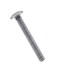 Hillman Carriage Bolt Galvanized RustResistant SelfLocking Round Head 3816 x 312 Silver 50 Pack