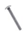 Hillman Carriage Bolt Galvanized RustResistant SelfLocking Round Head 3816 x 312 Silver 50 Pack