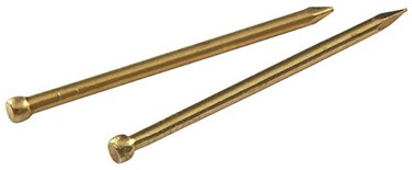 Hillman Solid Brass Wire Brad Nails 34 x 18GA 2 oz 123743