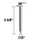 Metabo HPT Framing Nails 238 x 0113 30 Degree Clipped Head Bright Basic Smooth Shank Paper Tape 2000 Count 15102MHPT