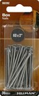 Hillman Polished Box Nails 6D x 2 30 pieces Silver