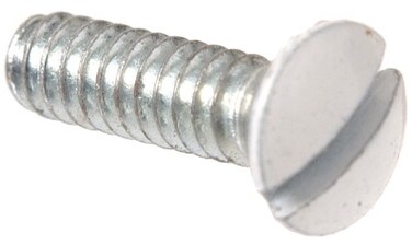 Hillman 4189 White Electrical Switch Plate Screw 632 x 12IN 20Pack