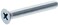 Hillman Zinc Flat Head Phillips Machine Screw 632 x 112